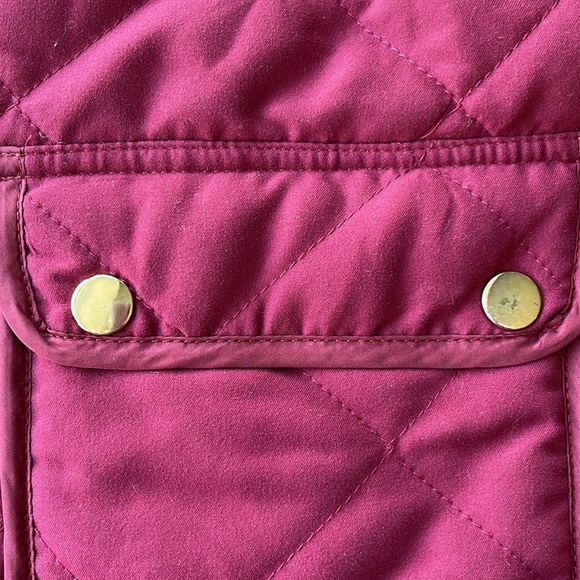 Maroon Quilted Vest - Picture 13 of 14